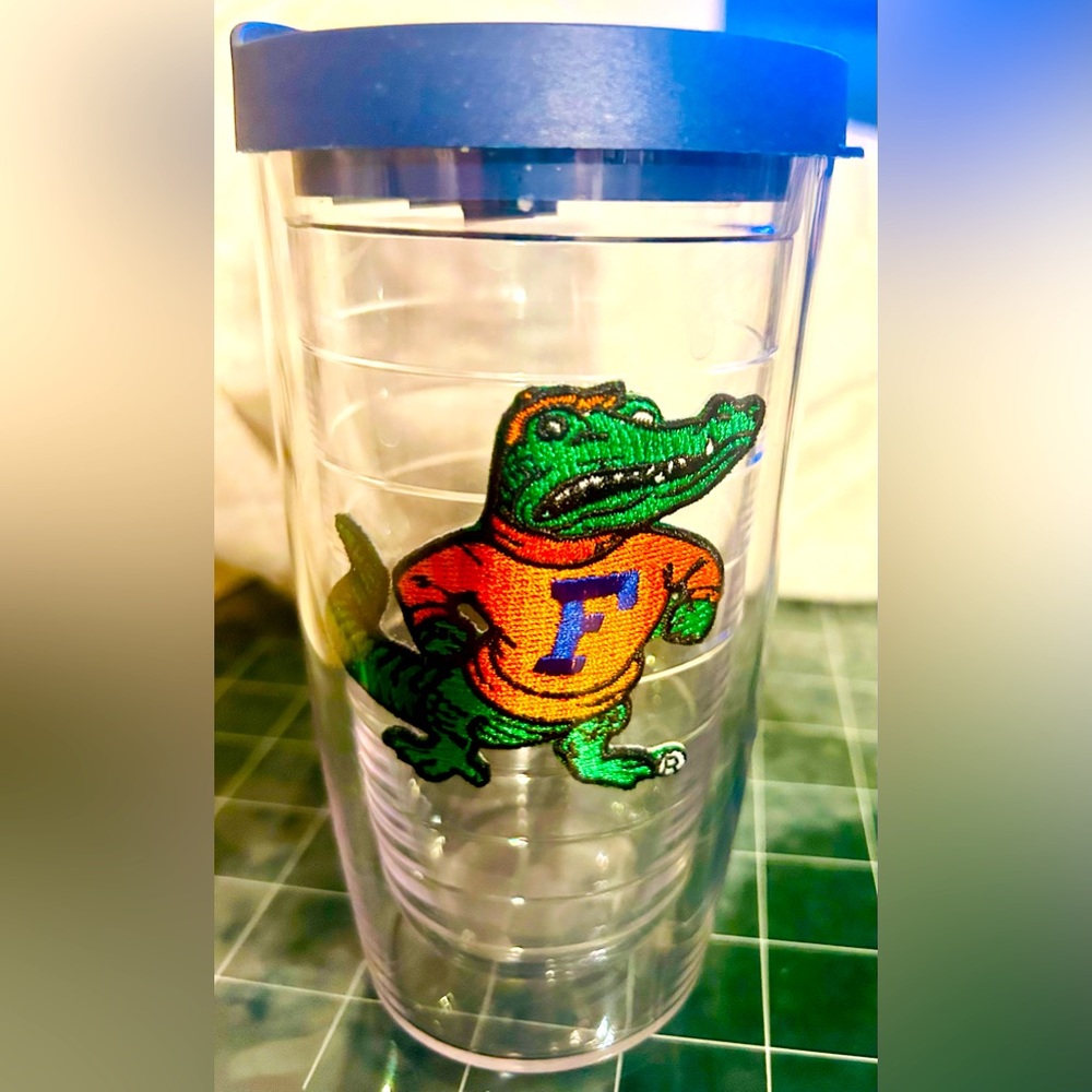 Tervis Florida Gators 16 oz Hot/Cold Tumbler with Lid - Made in USA.  EUC